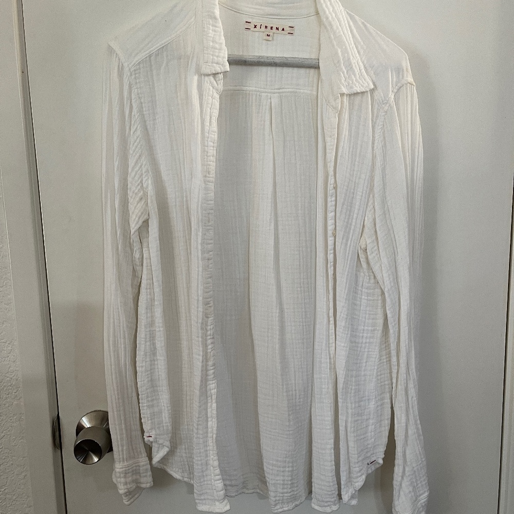 Xirena Gauze Scout Shirt - size M